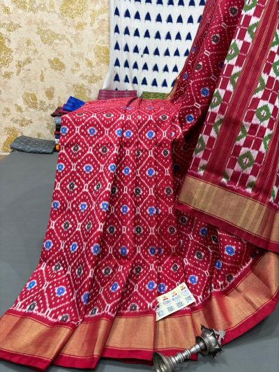 PRMHIDSS5Y10TSDC15- Ikat silk saree