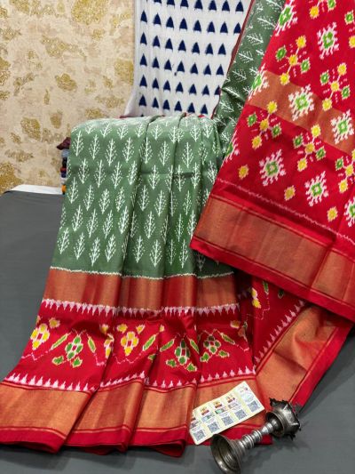 PRMHIDSS5Y10TSDC18- Ikat silk saree