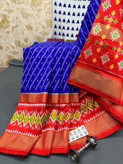 PRMHIDSS5Y10TSDC20- Ikat silk saree