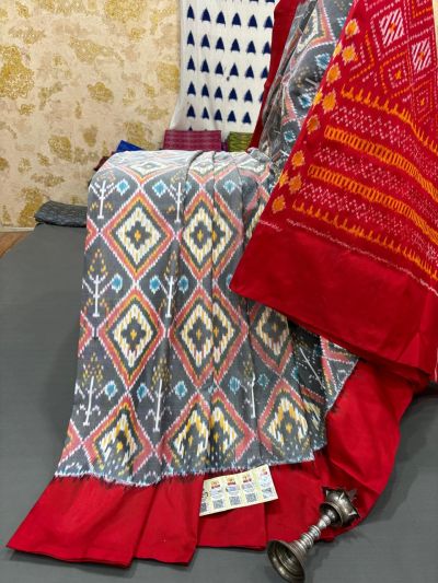 PRMHIDSS5Y10TSDC26- Ikat silk saree