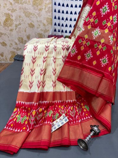 PRMHIDSS5Y10TSDC27- Ikat silk saree