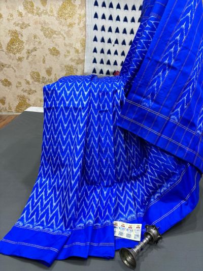 PRMHILWS5Y12XEDD06- light weight Ikat silk saree