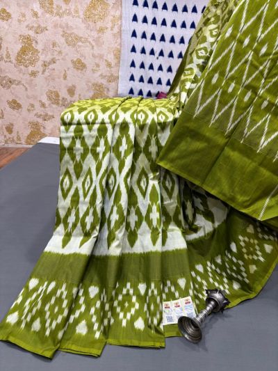 PRMHILWS5Y12XEDD08- light weight Ikat silk saree