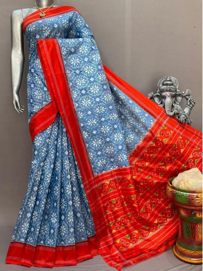 PSNTIDSS5Y10NDDC03- Ikat silk saree