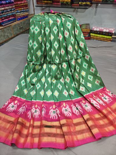 PGMRFSLG5N02SZDC22- Free Size Ikat Silk Lehenga