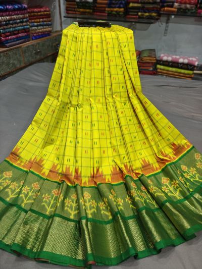 PGMRFSLG5N02SZDC28- Free Size Ikat Silk Lehenga