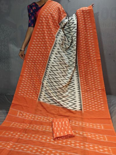 PGMRICTS5Y31INDC01- Ikat cotton saree