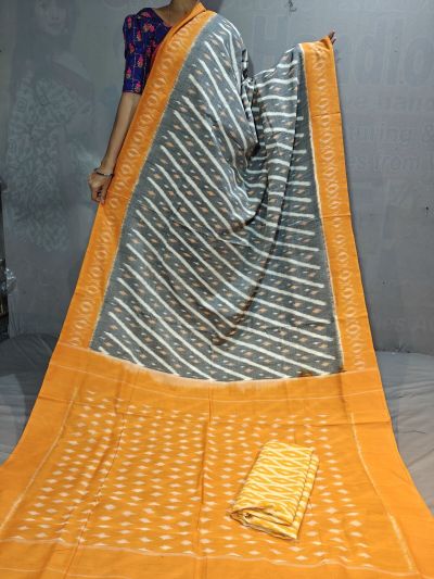 PGMRICTS5Y31INDC02- Ikat cotton saree