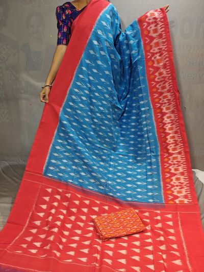 PGMRICTS5Y31INDC05- Ikat cotton saree