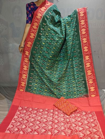 PGMRICTS5Y31INDC08- Ikat cotton saree