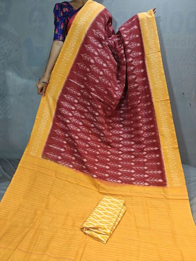 PGMRICTS5Y31INDC09- Ikat cotton saree