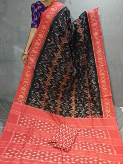 PGMRICTS5Y31INDC10- Ikat cotton saree