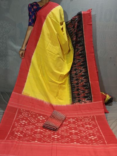 PGMRICTS5Y31INDC18- Ikat cotton saree