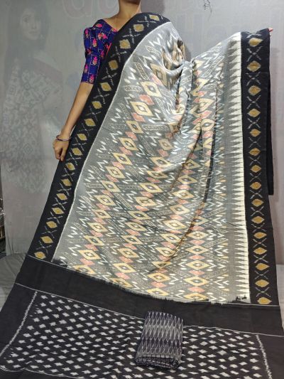 PGMRICTS5Y31INDC23- Ikat cotton saree
