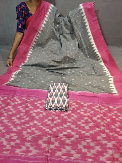 PGMRICTS5Y31INDC27- Ikat cotton saree