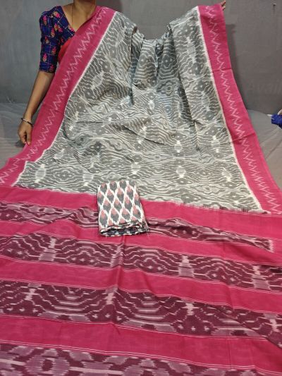 PGMRICTS5Y31INDC29- Ikat cotton saree