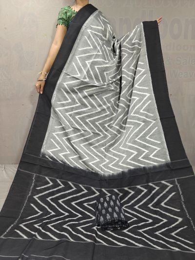 PGMRICTS5Y31INDC46- Ikat cotton saree