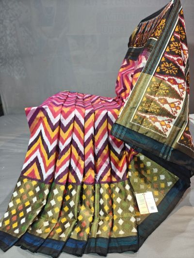 PGMRIDSS5Y20TSDD05- Ikat silk saree