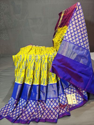 PGMRIDSS5Y20TSDD12- Ikat silk saree