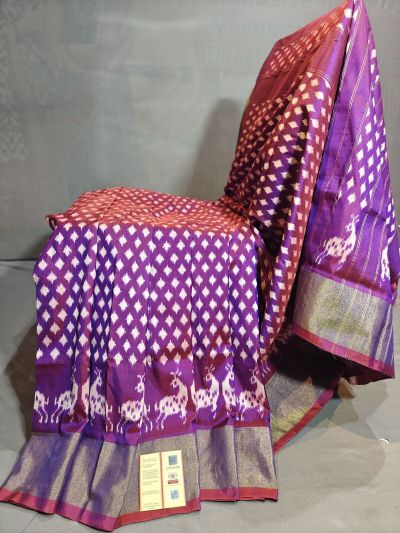 PGMRIDSS5Y20TSDD25- Ikat silk saree