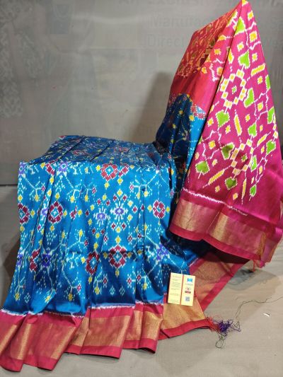 PGMRIDSS5Y20TSDD27- Ikat silk saree