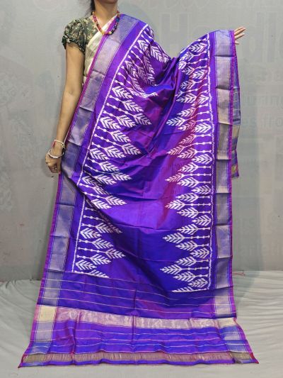 PGMRISDP5N05ECDC10- Ikat Silk dupatta