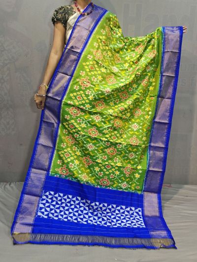 PGMRISDP5N05ECDC12- Ikat Silk dupatta