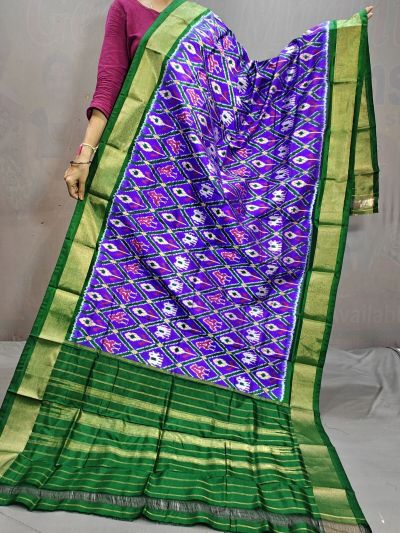 PGMRISDP5N05ECDC18- Ikat Silk dupatta