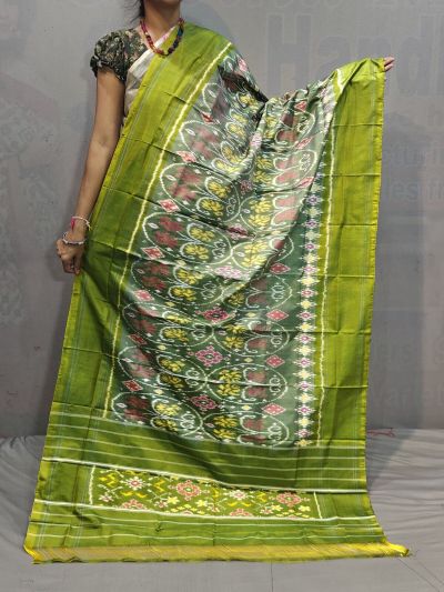 PGMRISDP5N05ECDC28- Ikat Silk dupatta