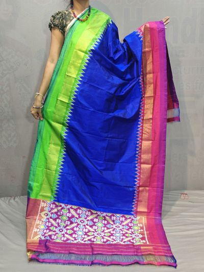 PGMRISDP5N05ECDC31- Ikat Silk dupatta