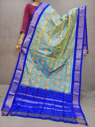 PGMRISDP5N05ECDC33- Ikat Silk dupatta