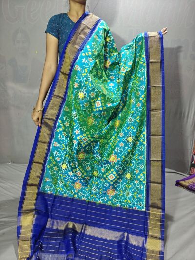PGMRISDP5Y19ECDC01- Ikat Silk dupatta