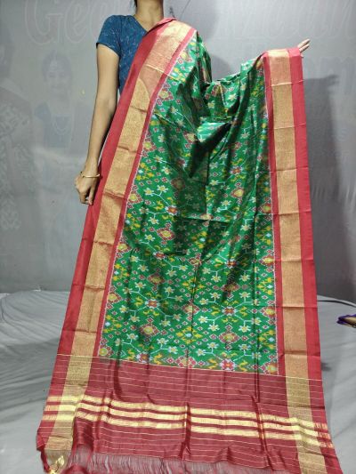 PGMRISDP5Y19ECDC03- Ikat Silk dupatta