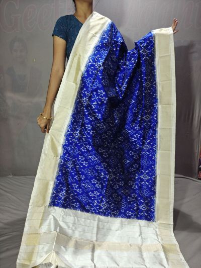 PGMRISDP5Y19ECDC08- Ikat Silk dupatta