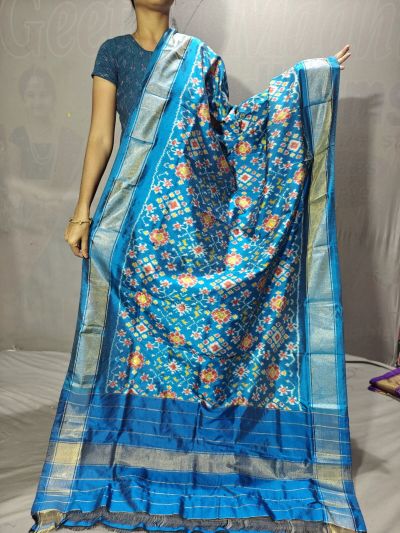 PGMRISDP5Y19ECDC09- Ikat Silk dupatta
