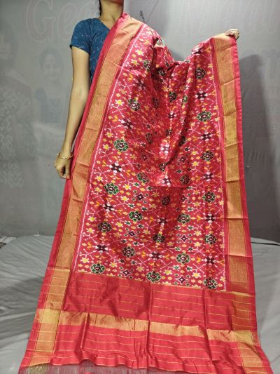PGMRISDP5Y19ECDC11- Ikat Silk dupatta
