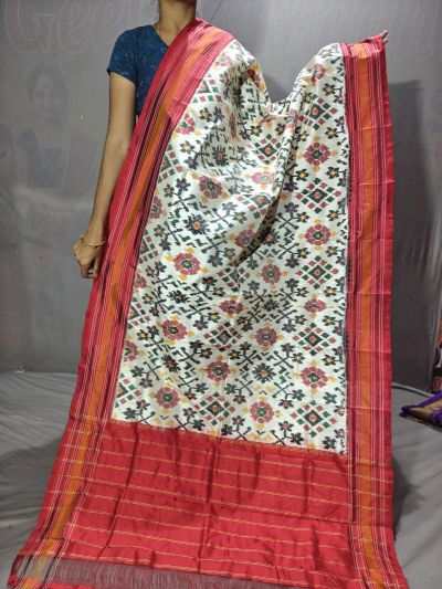 PGMRISDP5Y19ECDC13- Ikat Silk dupatta