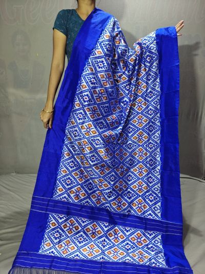 PGMRISDP5Y19ECDC14- Ikat Silk dupatta
