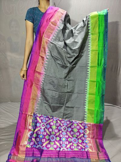 PGMRISDP5Y19ECDC16- Ikat Silk dupatta