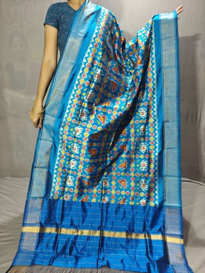 PGMRISDP5Y19ECDC18- Ikat Silk dupatta