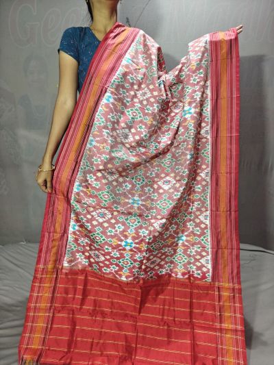 PGMRISDP5Y19ECDC19- Ikat Silk dupatta