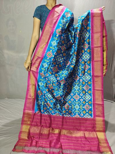 PGMRISDP5Y19ECDC20- Ikat Silk dupatta