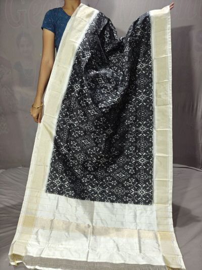 PGMRISDP5Y19ECDC22- Ikat Silk dupatta