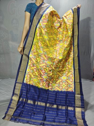 PGMRISDP5Y19ECDC23- Ikat Silk dupatta