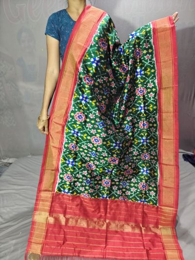 PGMRISDP5Y19ECDC25- Ikat Silk dupatta
