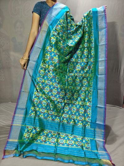 PGMRISDP5Y19ECDC26- Ikat Silk dupatta