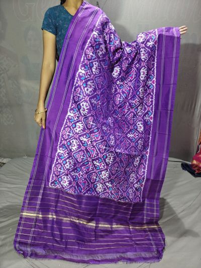 PGMRISDP5Y19ECDC28- Ikat Silk dupatta