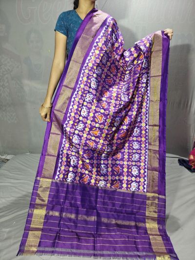 PGMRISDP5Y19ECDC29- Ikat Silk dupatta
