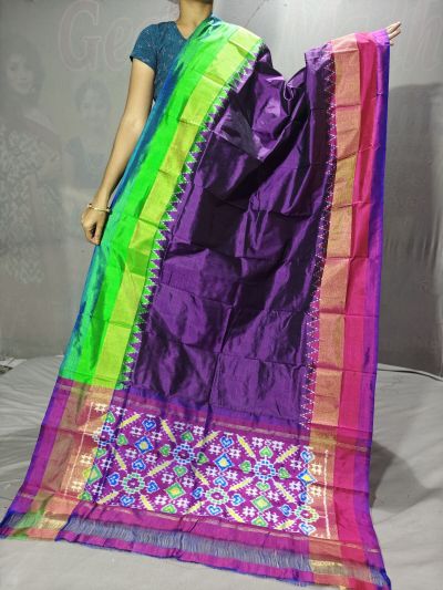 PGMRISDP5Y19ECDC30- Ikat Silk dupatta