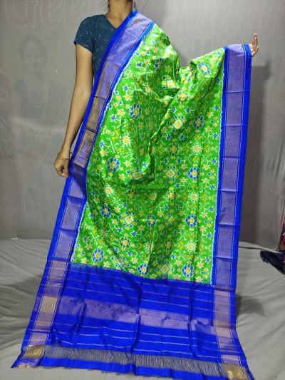 PGMRISDP5Y19ECDC33- Ikat Silk dupatta